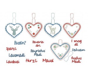 ITH - Anhänger Schlüsselanhänger Lebkuchenherz